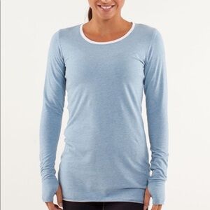 Lululemon Womens Yogi Reversible Long Sleeve Top